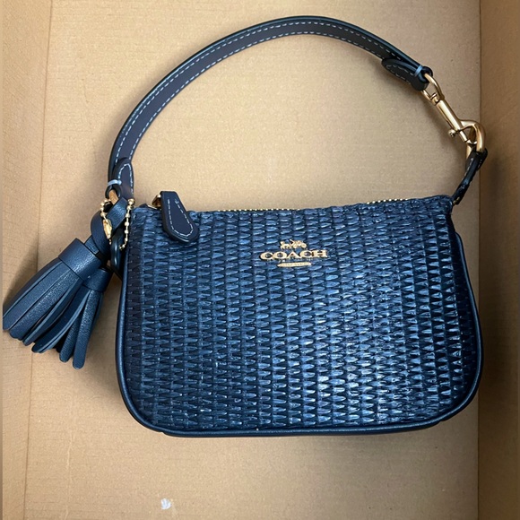 midnight navy Coach handbag (new & unused) - Picture 4 of 5